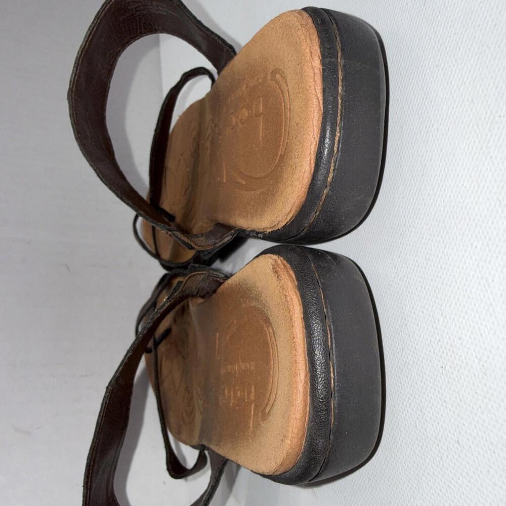 BOC Leather Thong Brown Outdoor Boho Gorpcore Beach Sandals Women’s Size 8M - Picture 3 of 8